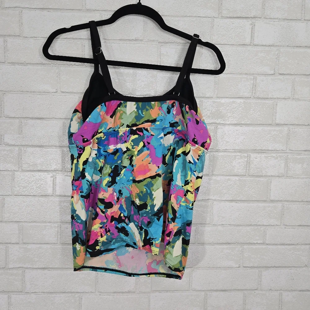 Colorful swim tankini